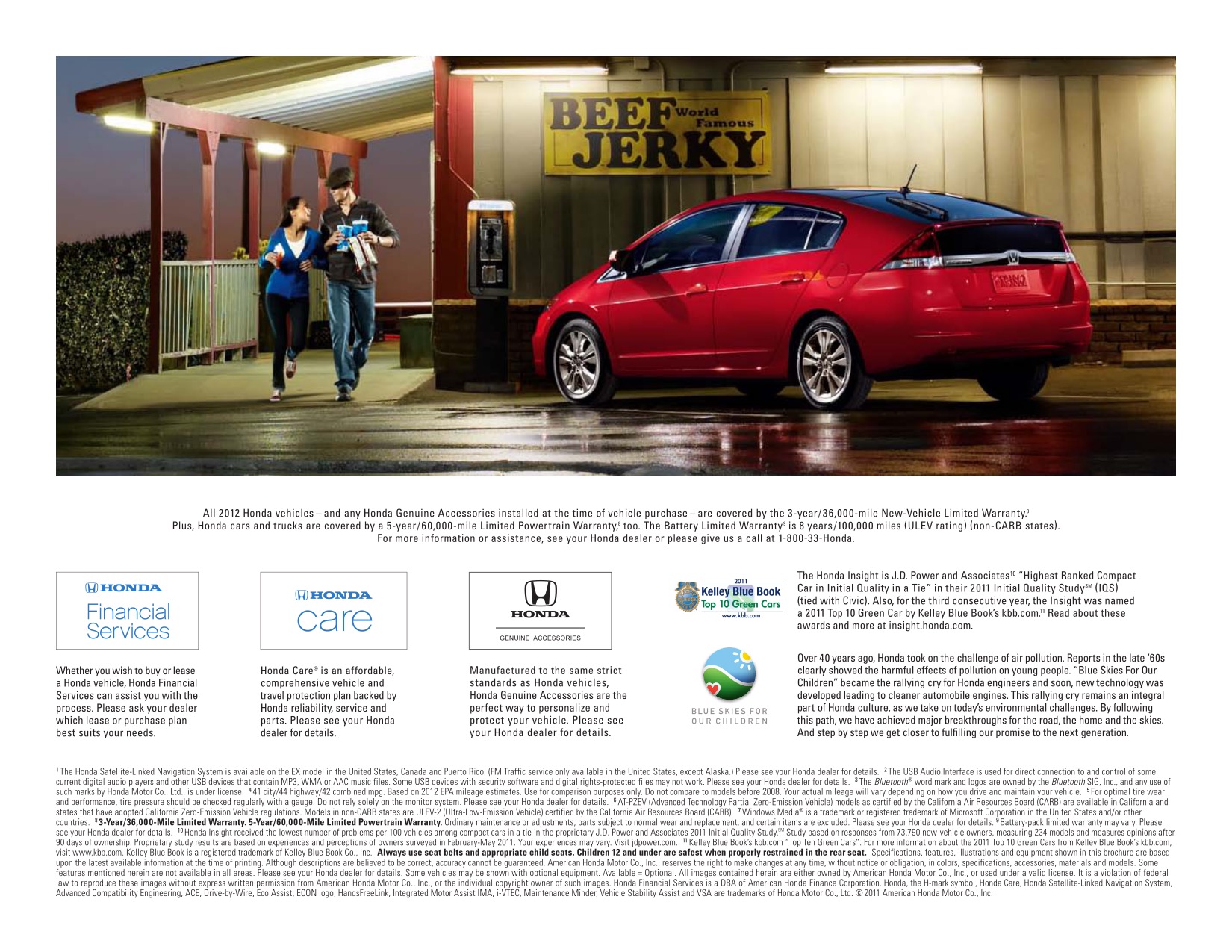 2012 Honda Insight Brochure Page 8